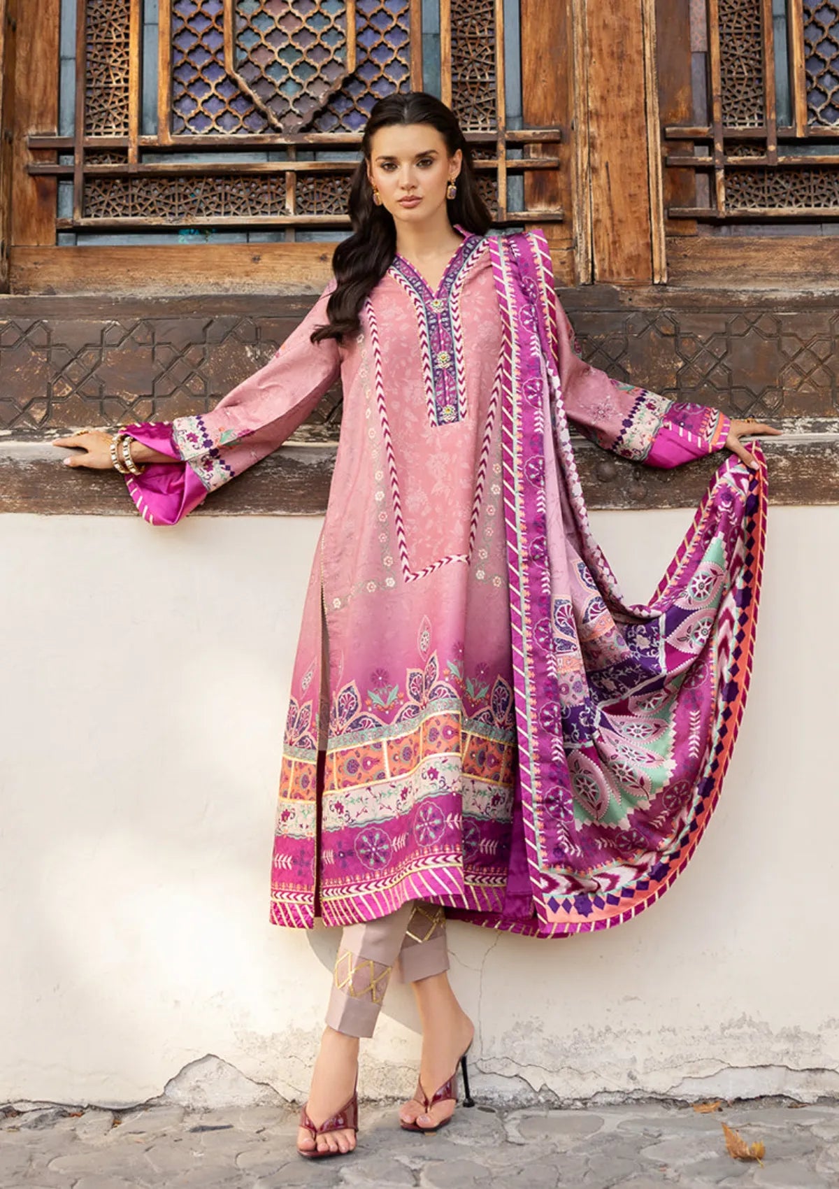 Mushq Hemline Nirvana Printed Silk'25 D-09 Stella Song