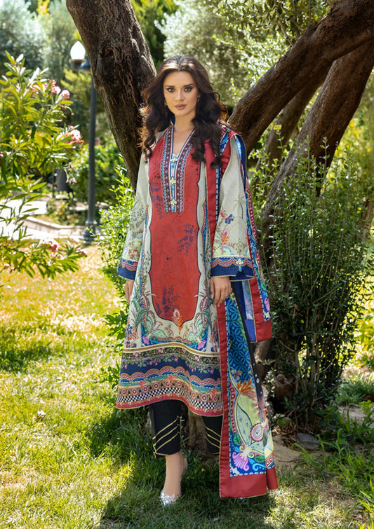 Mushq Hemline Nirvana Printed Silk'25 D-05 Ethereal Gleam