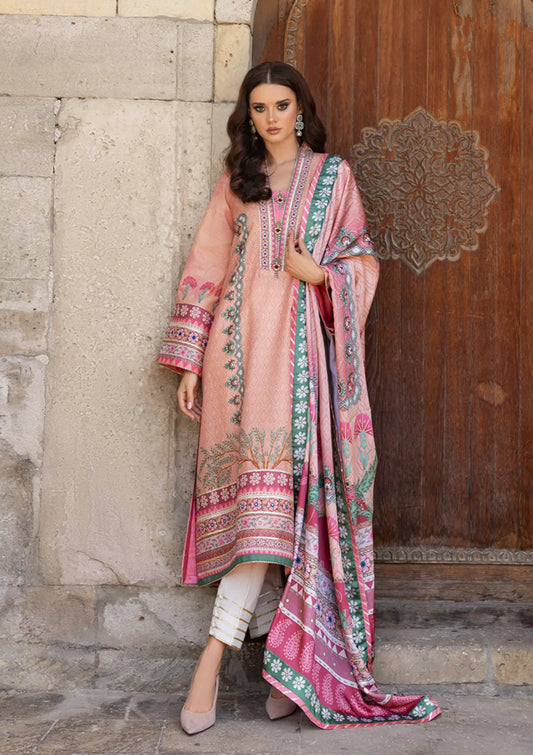 Mushq Hemline Nirvana Printed Silk'25 D-04 Pulsar Petal