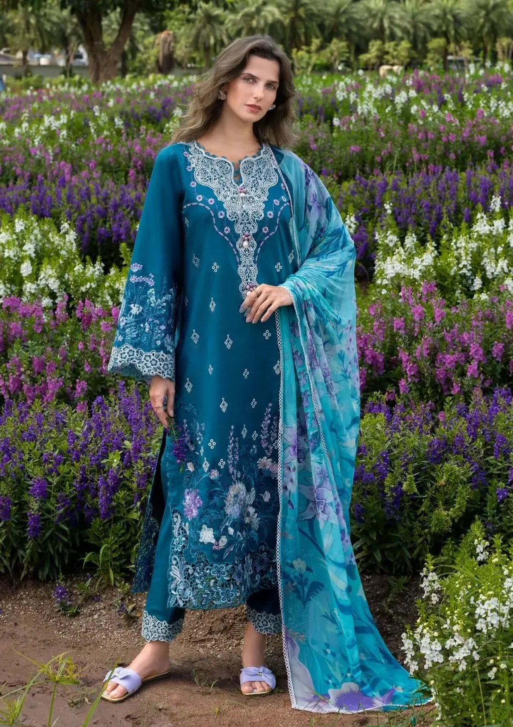 Mushq Secret Garden Hemline'26 D-15B Emerald Fern