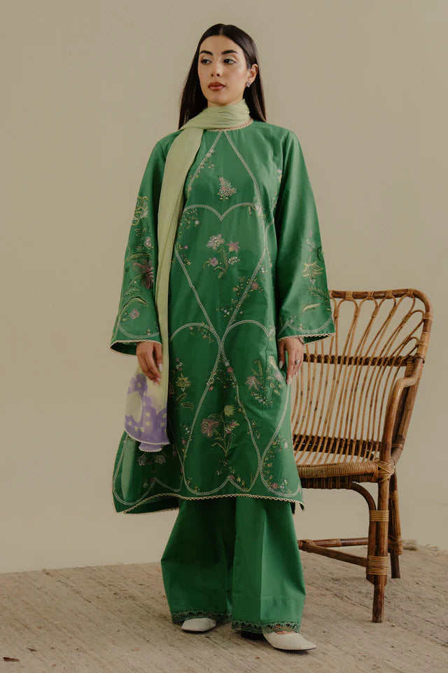 Coco Embroidered Eid lawn'25 Tara-8B