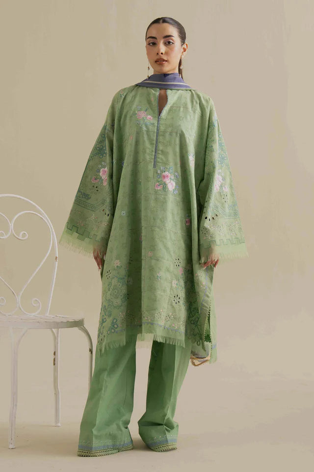 Coco Embroidered Eid lawn'25 Sufa-5A