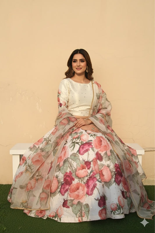 Hand Painted Lehnga 2024