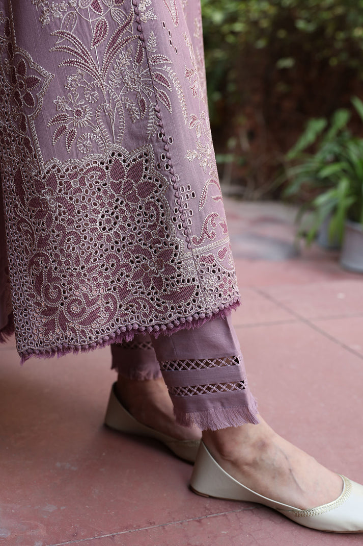 JAZMIN EMBROIDERED SLUB KHADDAR'23-D5