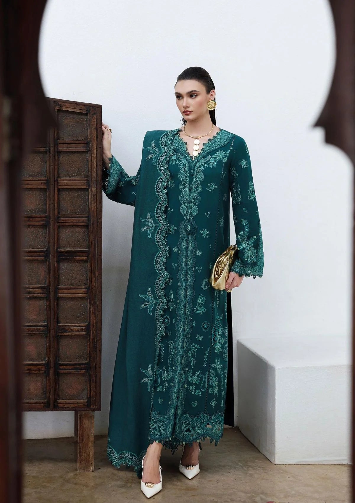 Qalamkar Qline Linen'25 KL-11 Meadow