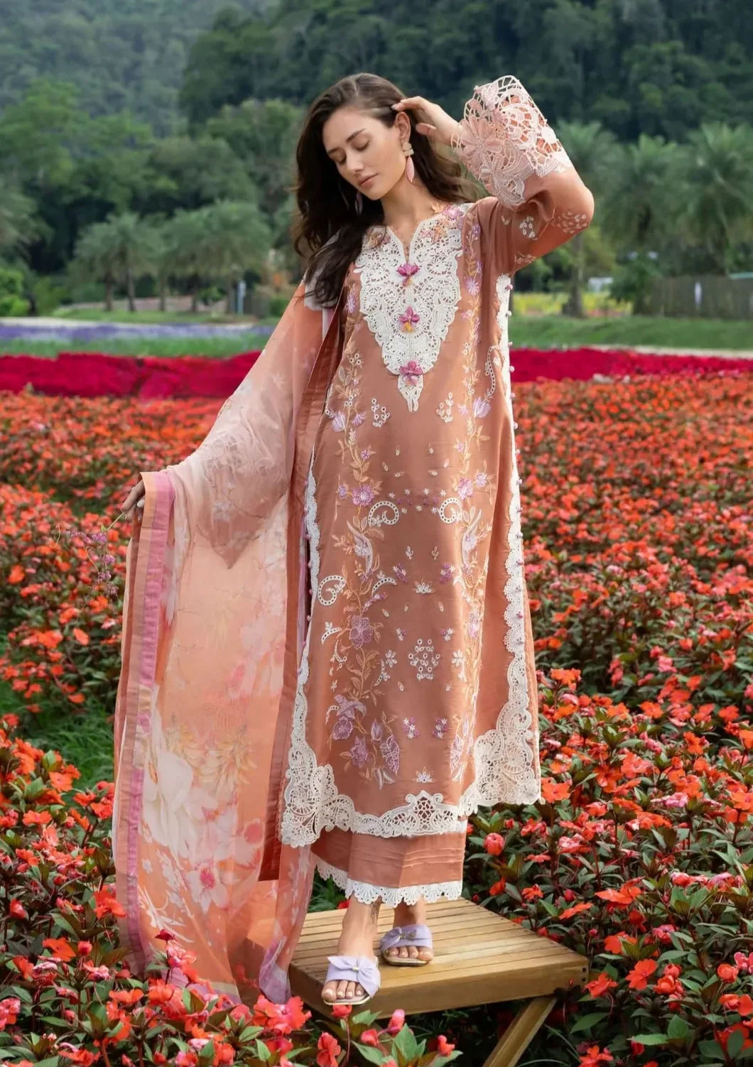 Mushq Secret Garden Hemline'26 D-11A Rosette Reverie