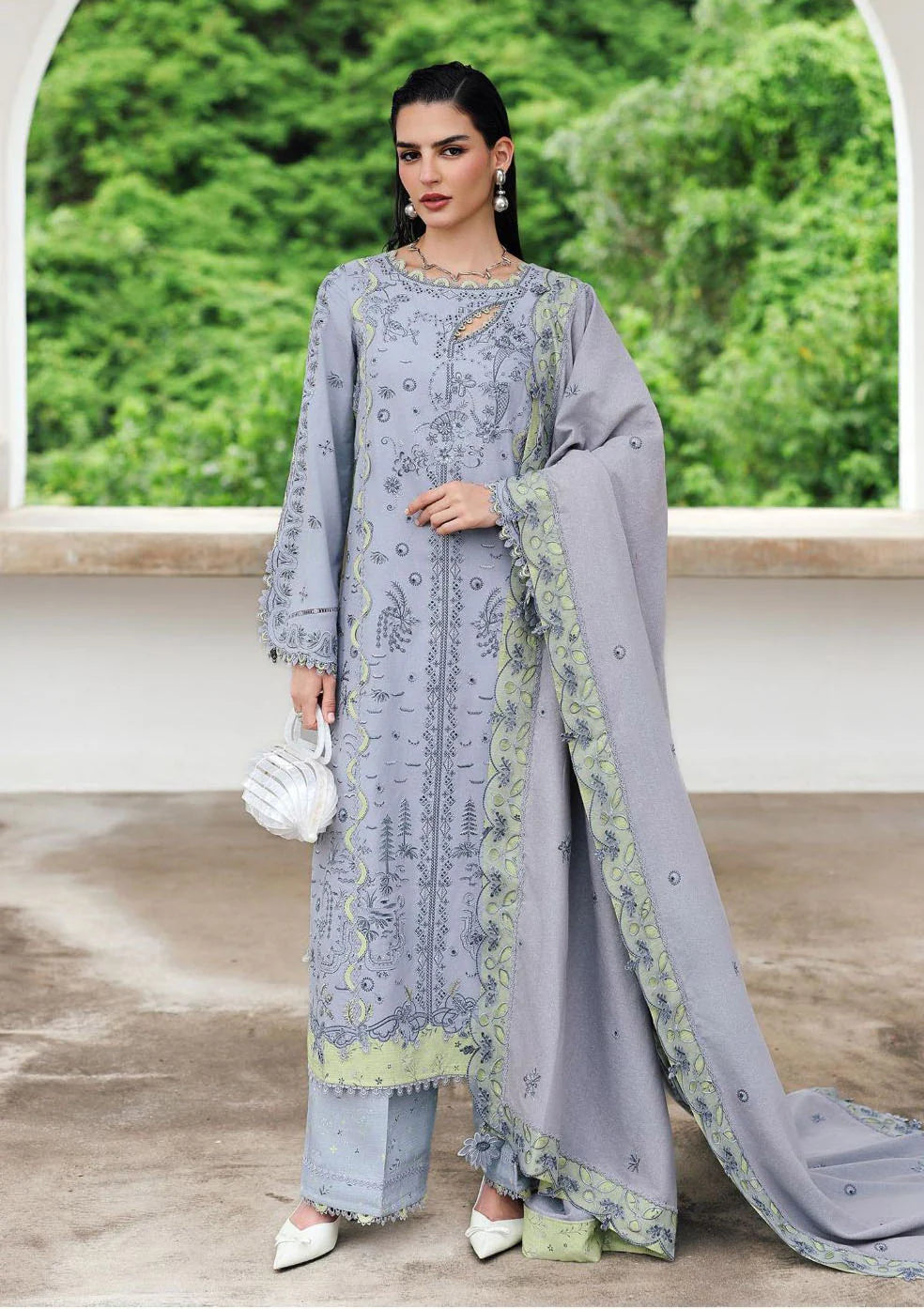 Qalamkar Qline Linen'25 KL-13 Saahil