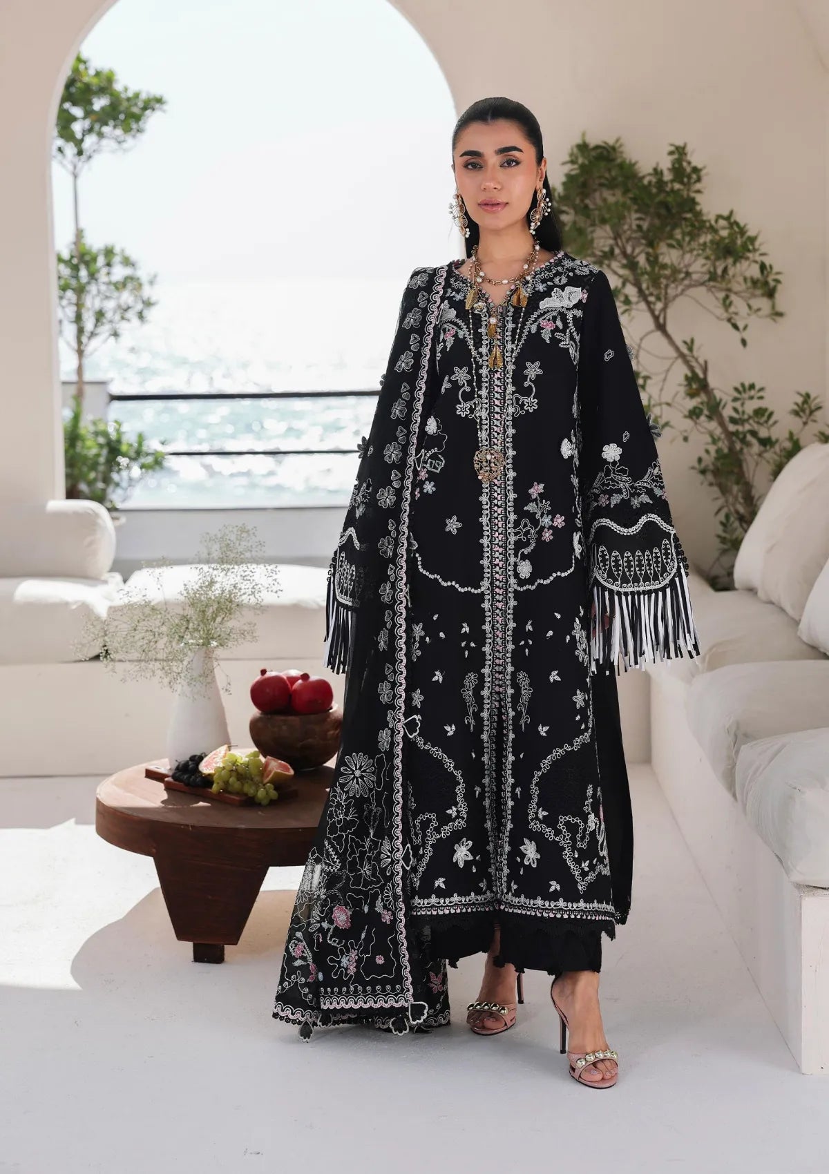 Qalamkar Sahil Luxury Lawn‘26 SA-02 Liana