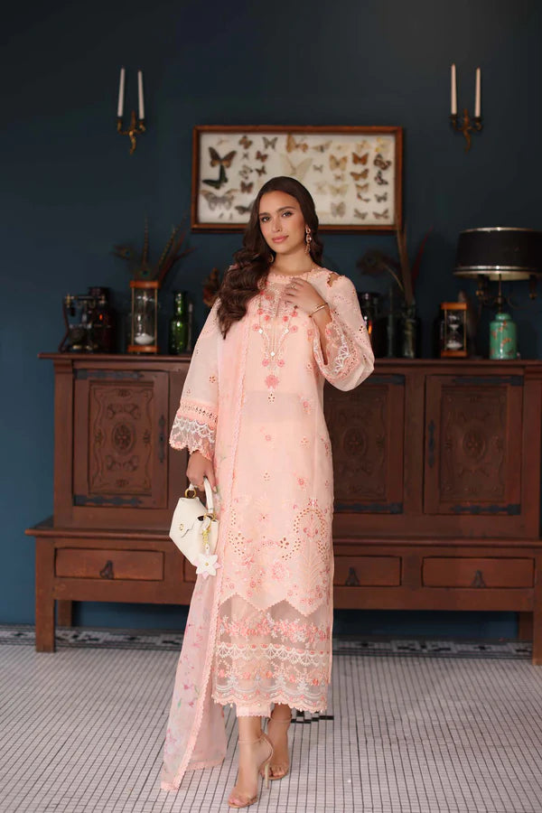 NOOR SCHIFFLI LASERKARI LAWN'25 D-06