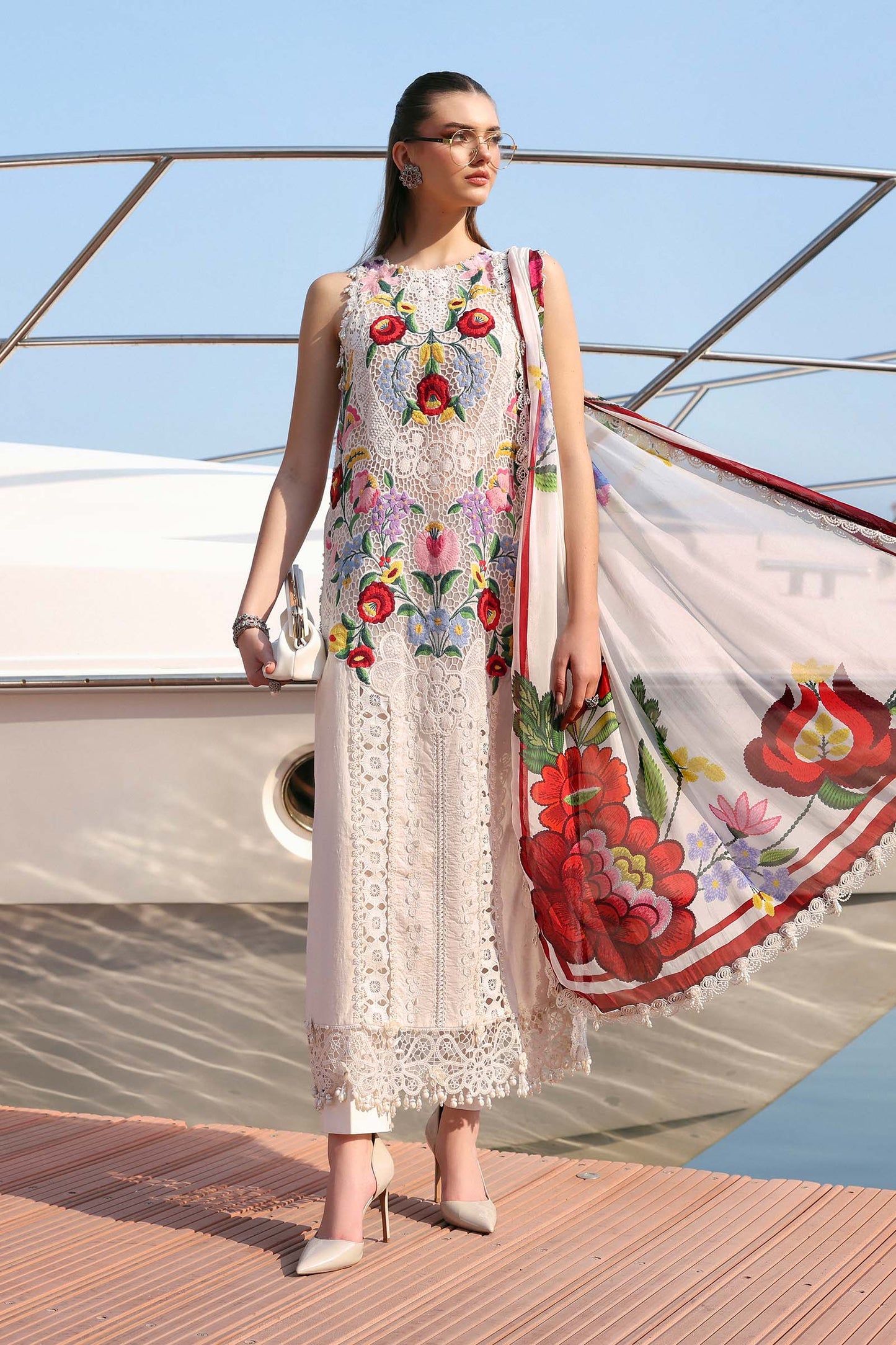 Maria B Luxury Lawn'26 D-10A