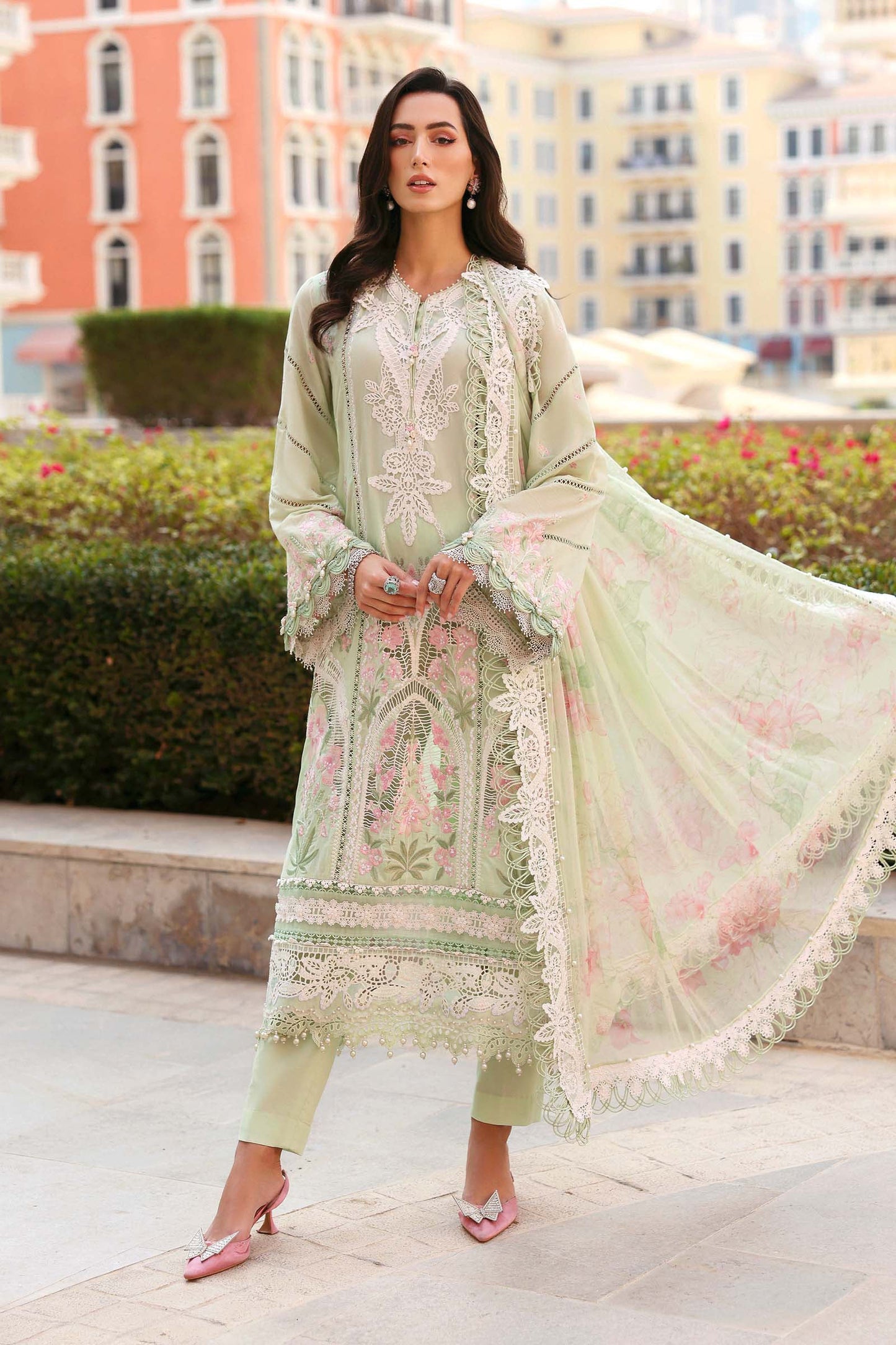 Maria B Luxury Lawn'26 D-011A