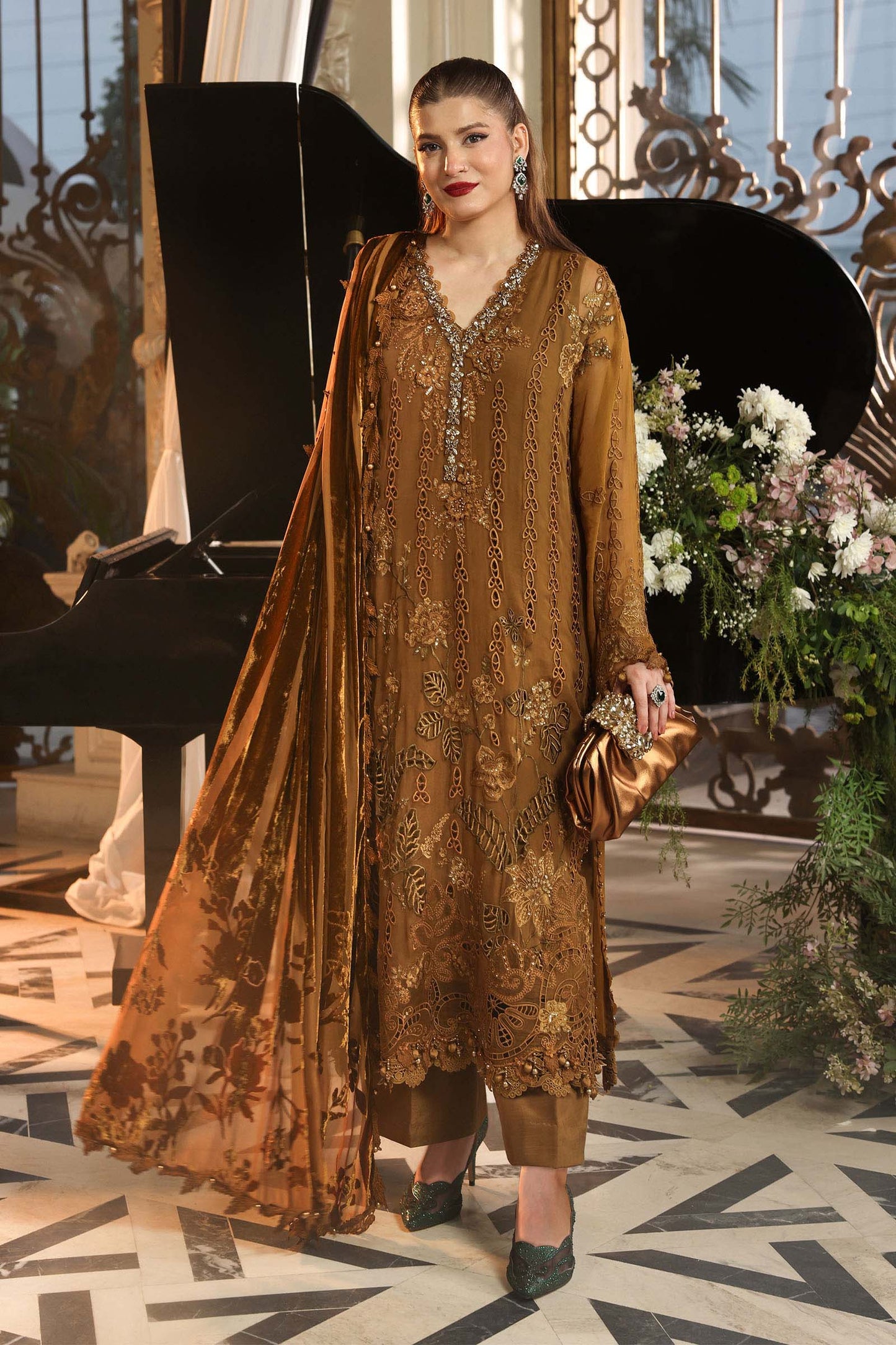 Maria.B Royale Tea Affair Chiffon'26 D-05