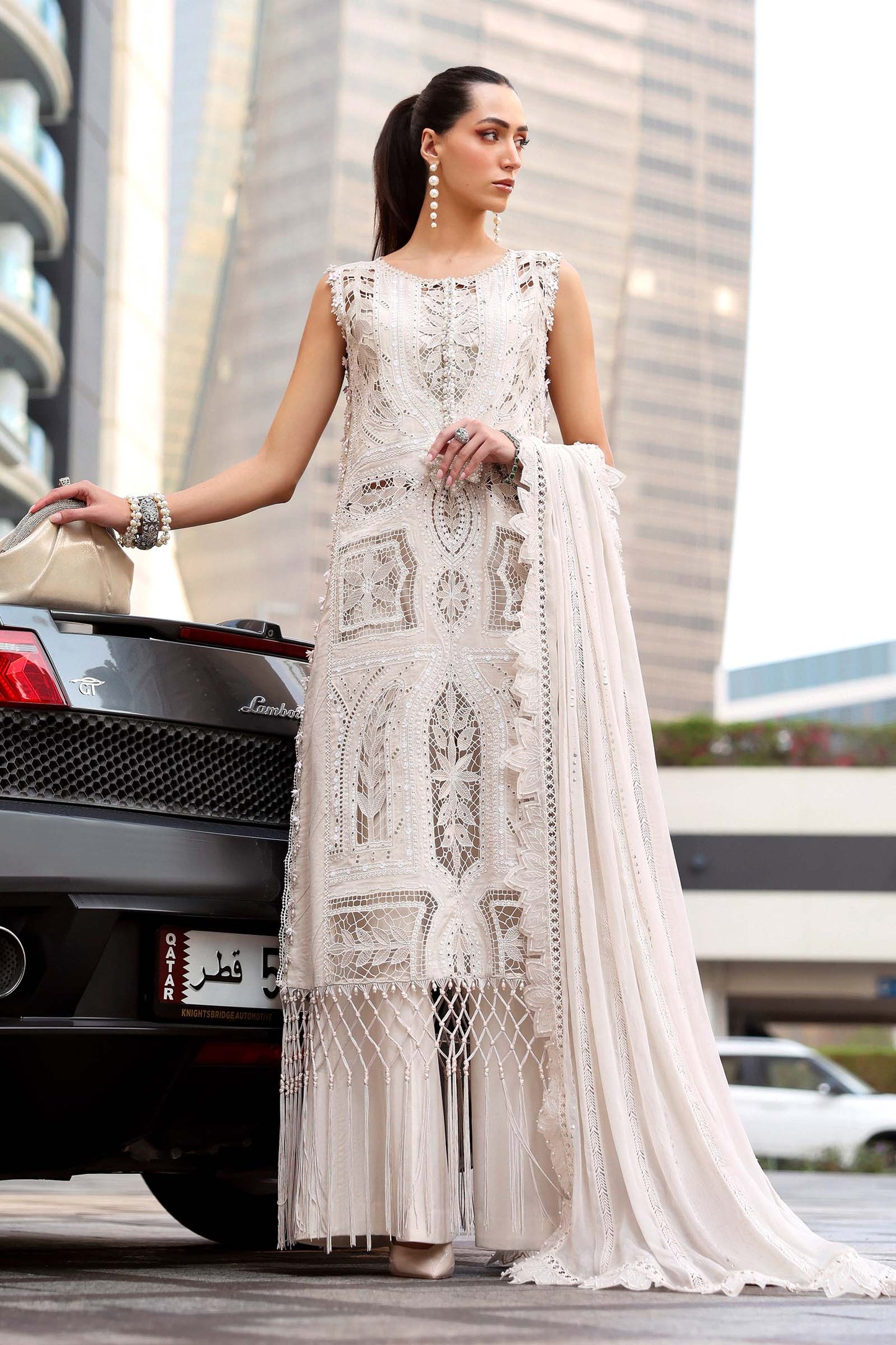 Maria B Luxury Lawn'26 D-08A