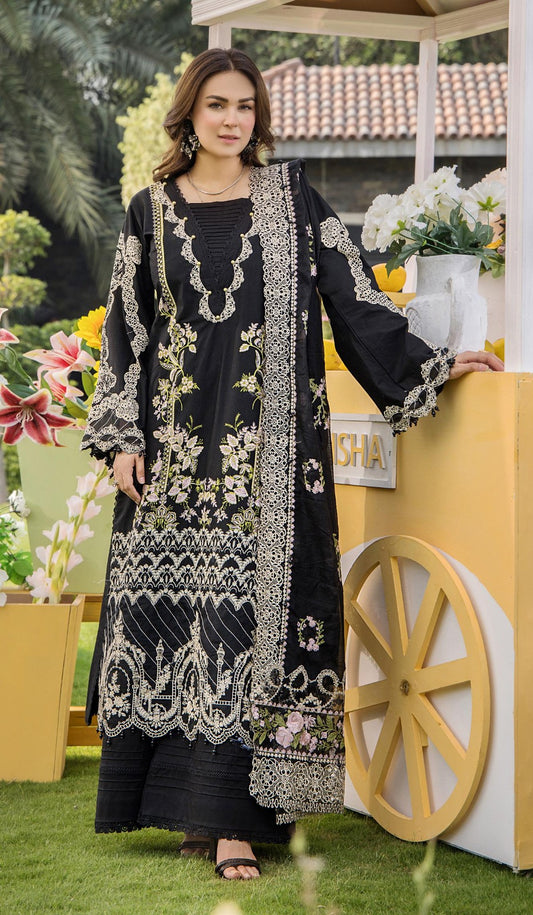 Eshaisha Luxury Lawn'25 Elegant Evening