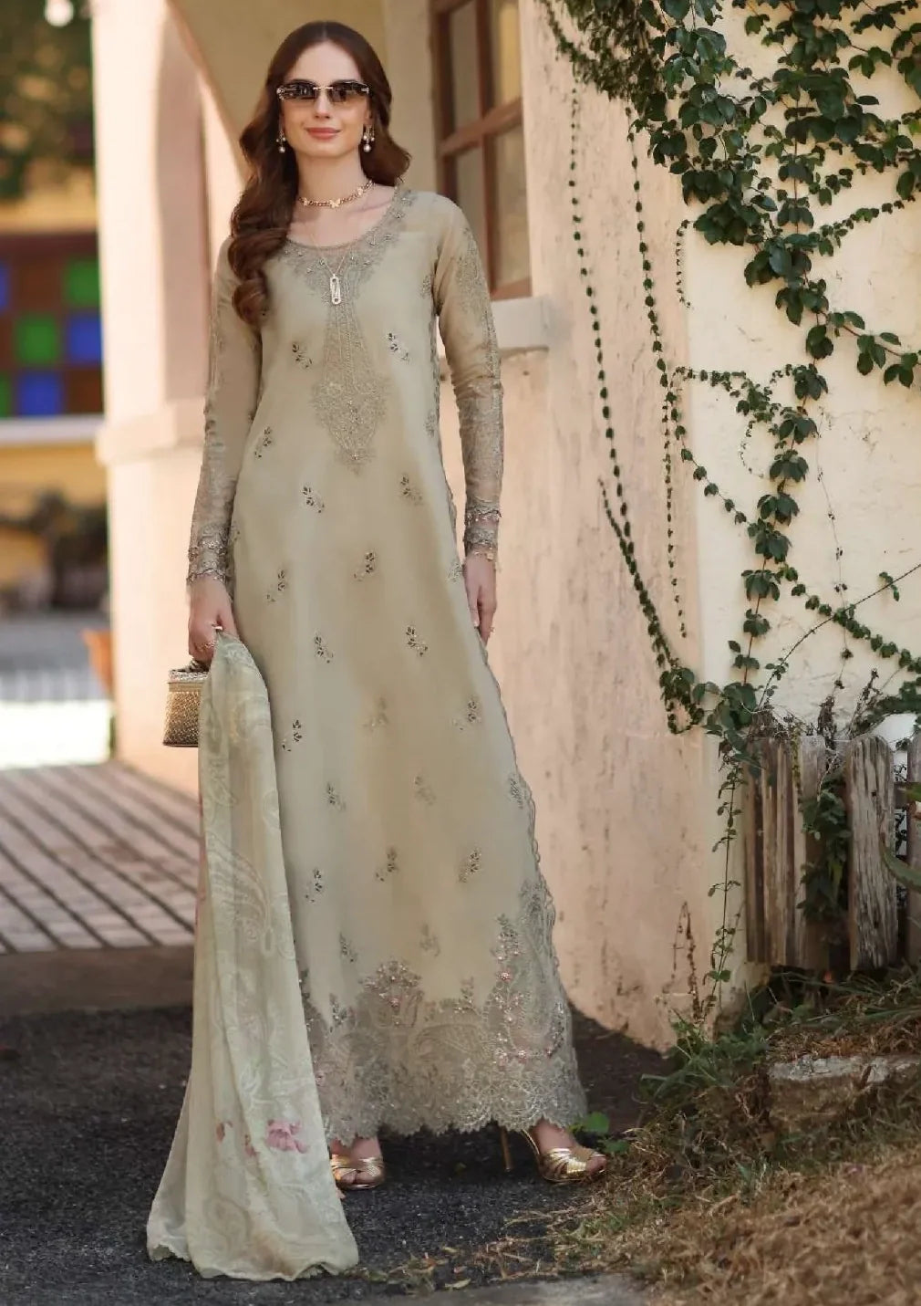 Noor By Saadia Asad Luxe Chikankari'26 D-7B