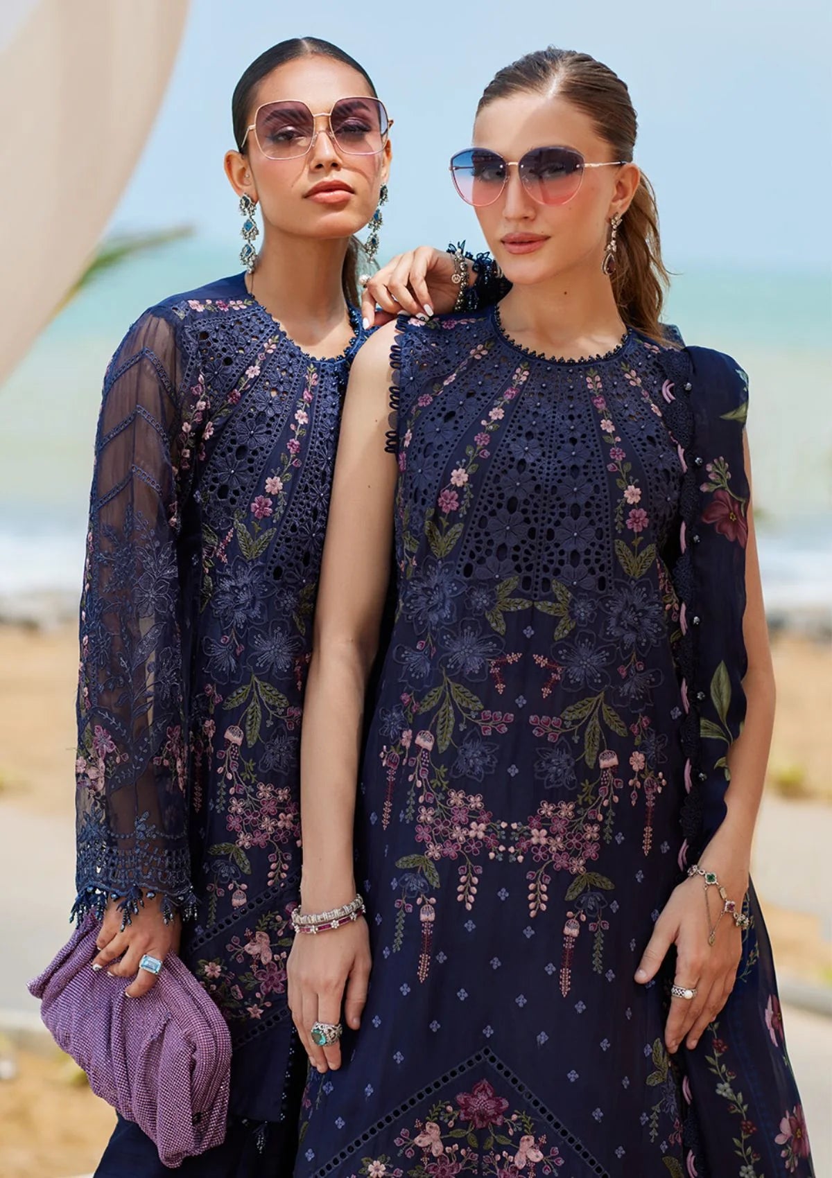 Maria B Luxury Lawn'25 Eid 2 D-10