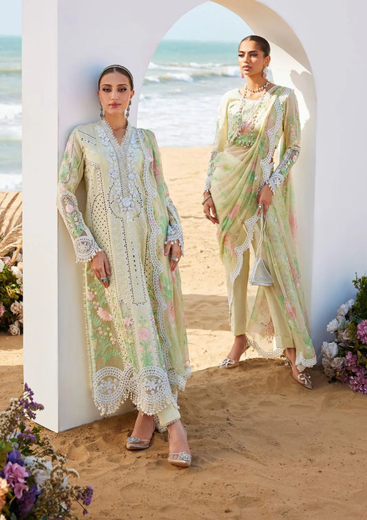 Maria B Luxury Lawn'25 Eid 2 D-04
