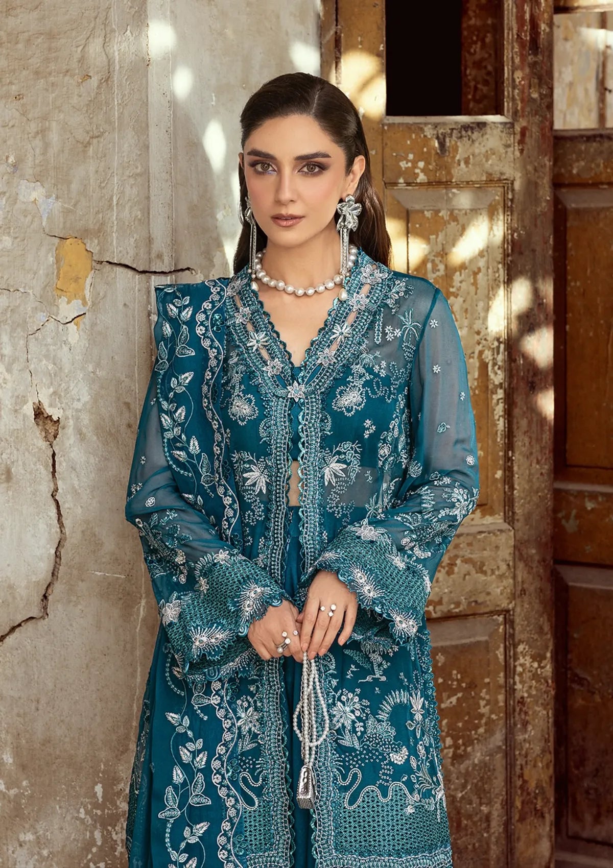 Qalamkar Emb Chiffons'25 WC-04 NESSA