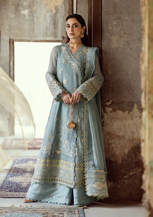 Qalamkar Emb Chiffons'25 WC-08 VEVIN