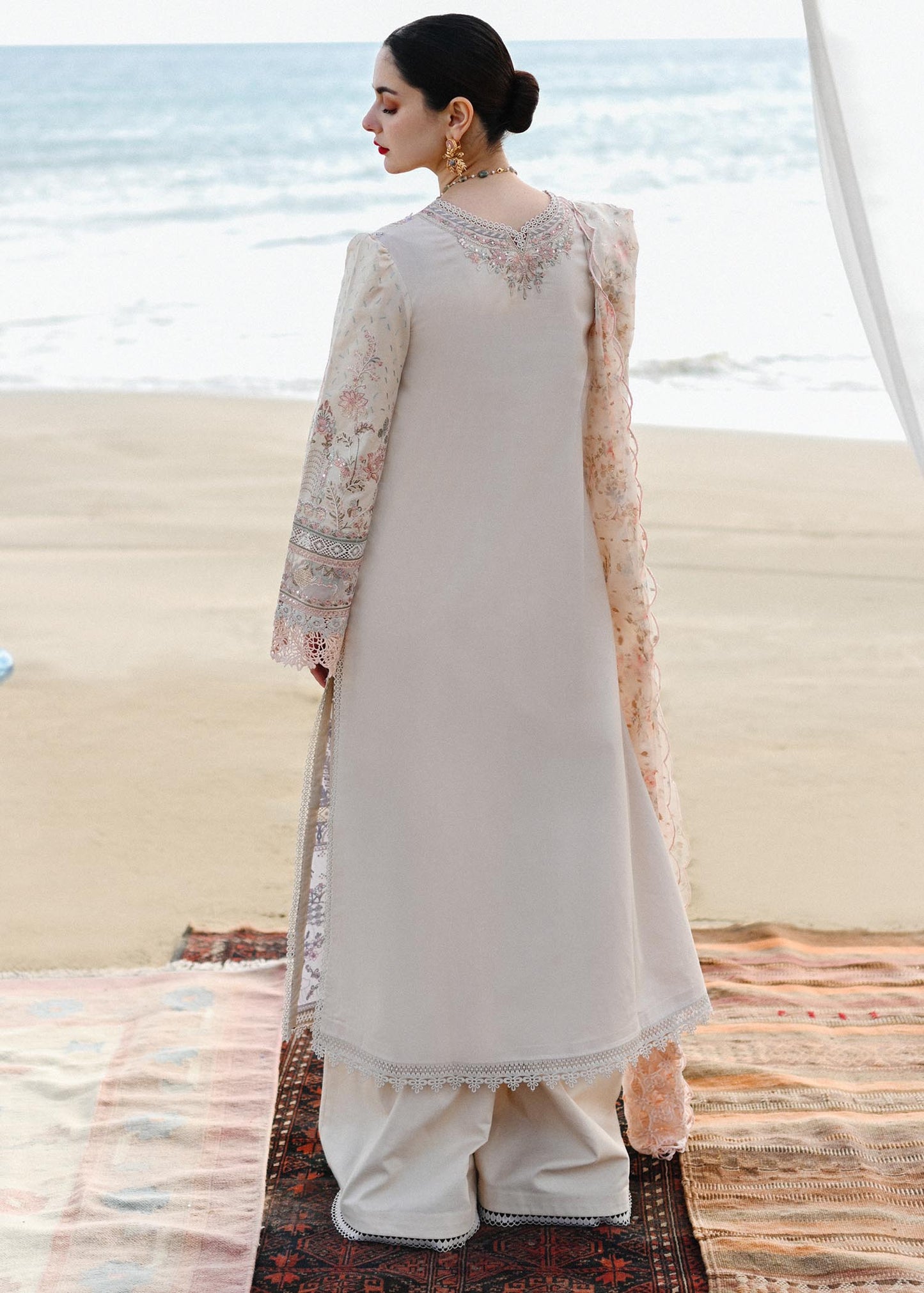 Qalamkar Meral Summer lawn'23 D-03