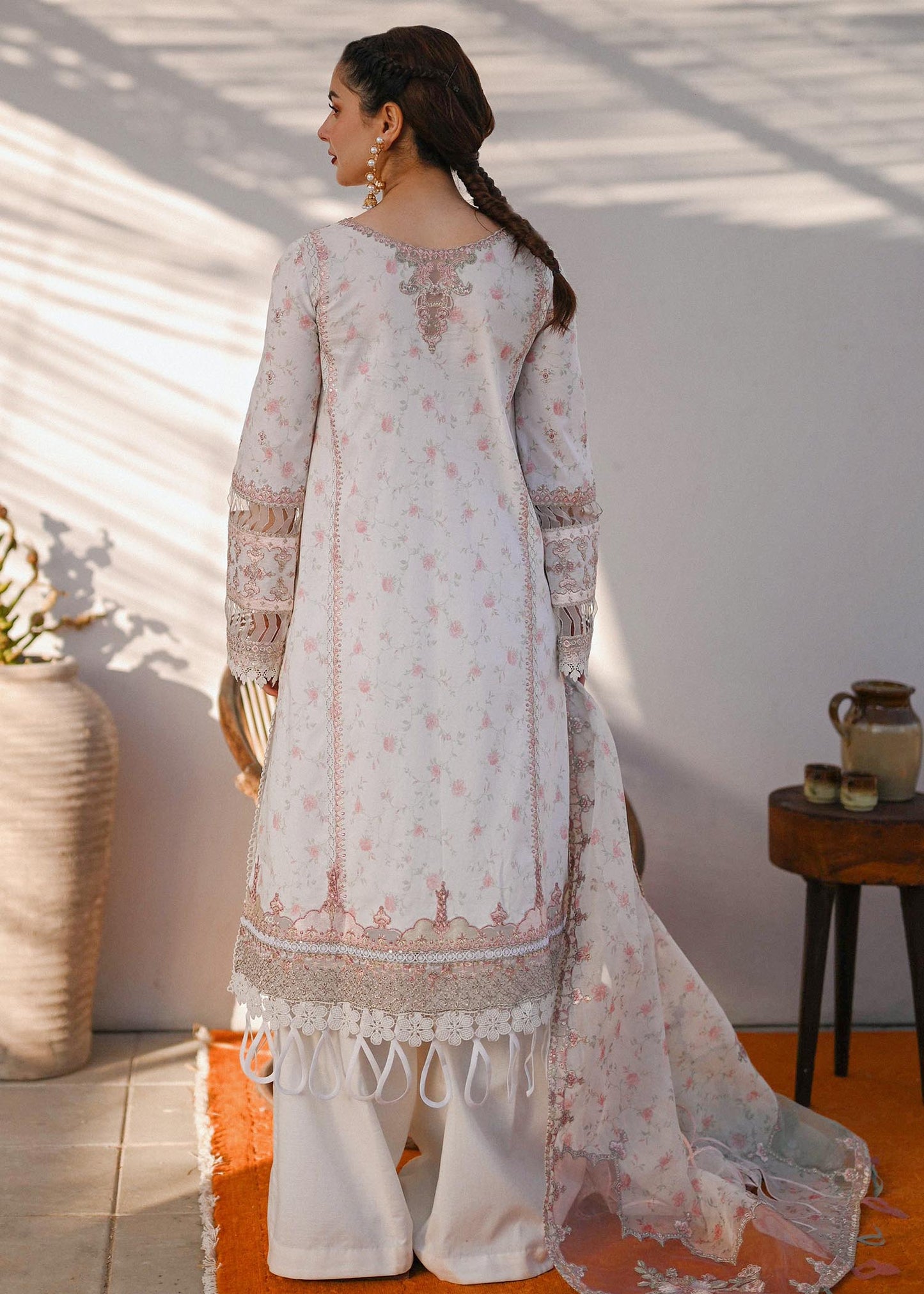 Qalamkar Meral Summer lawn'23 D-12