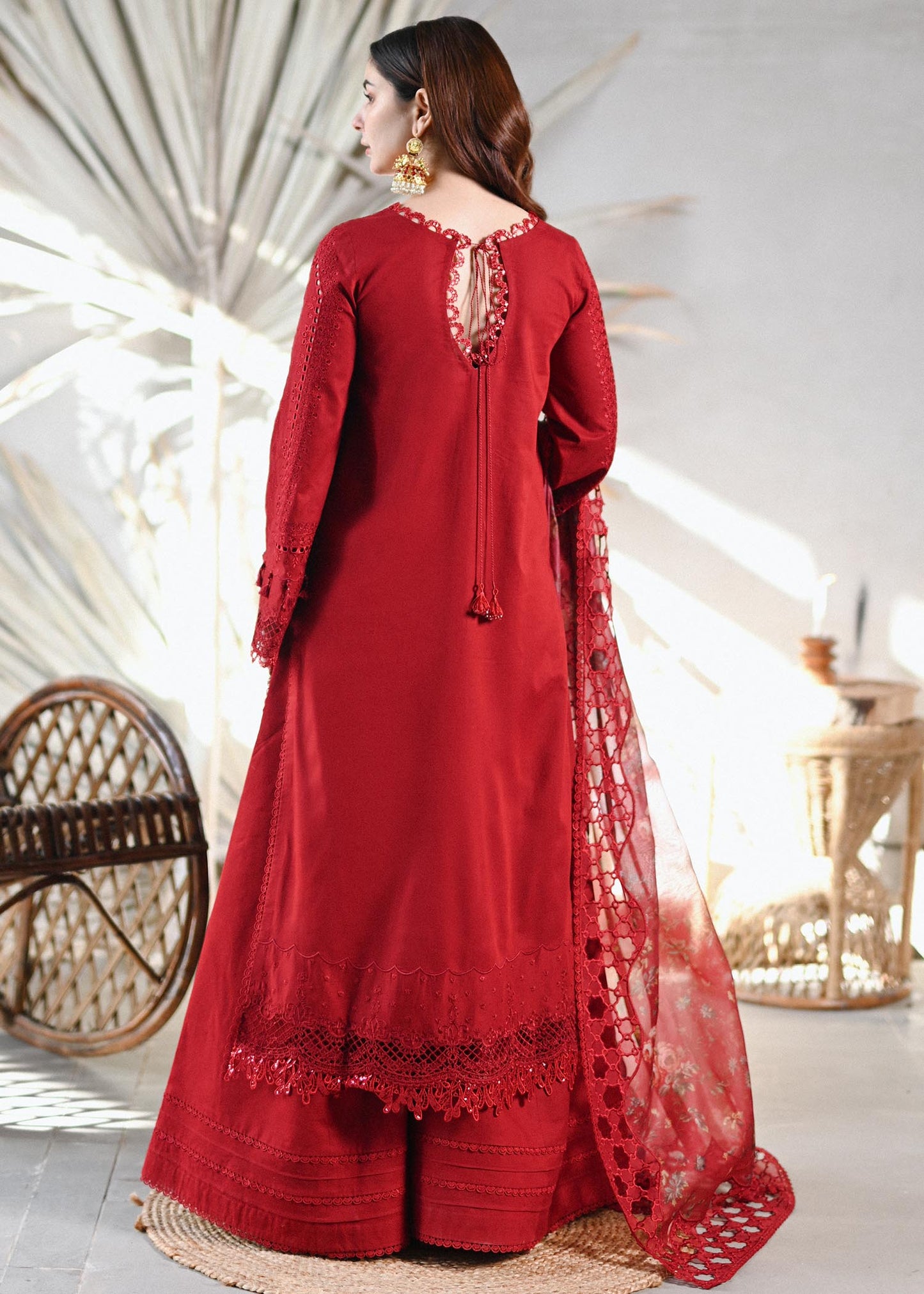 Qalamkar Meral Summer lawn'23 D-13