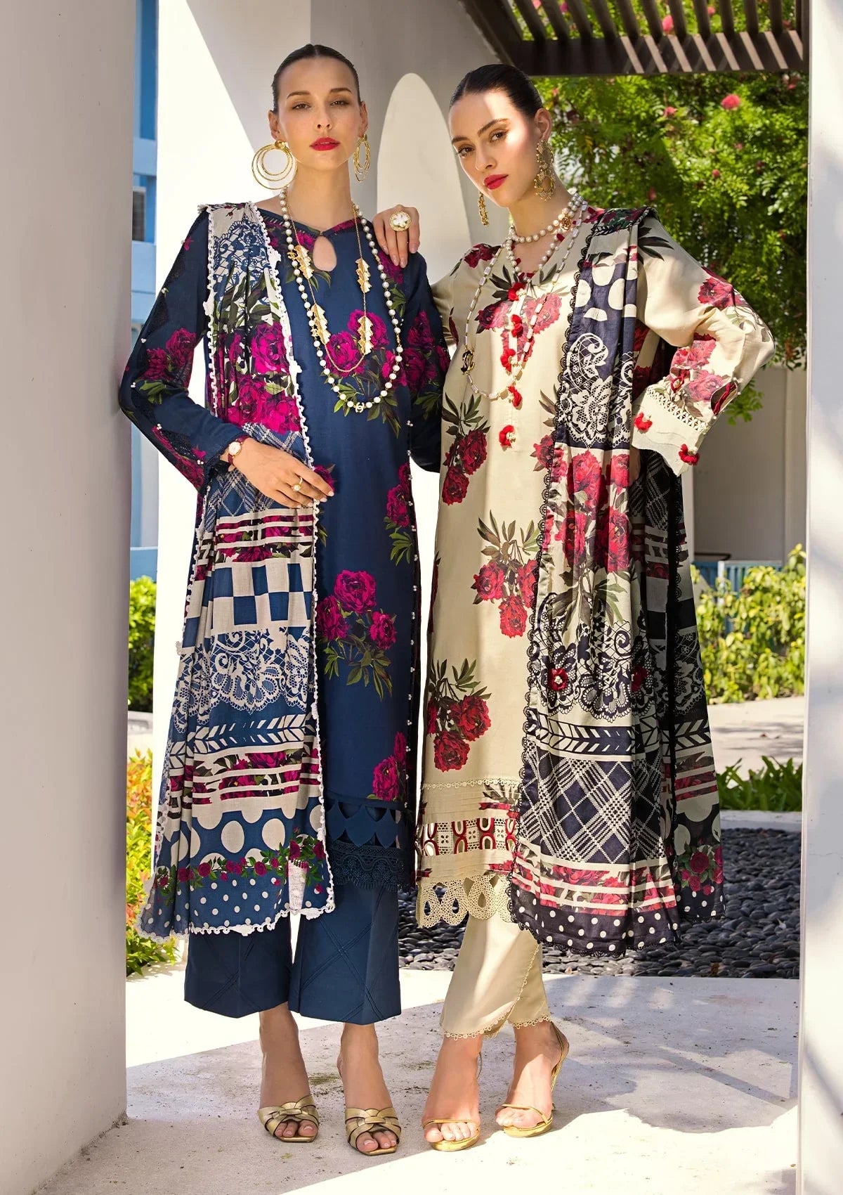 Elaf Prints Lawn'24 EOP-03A SWAN