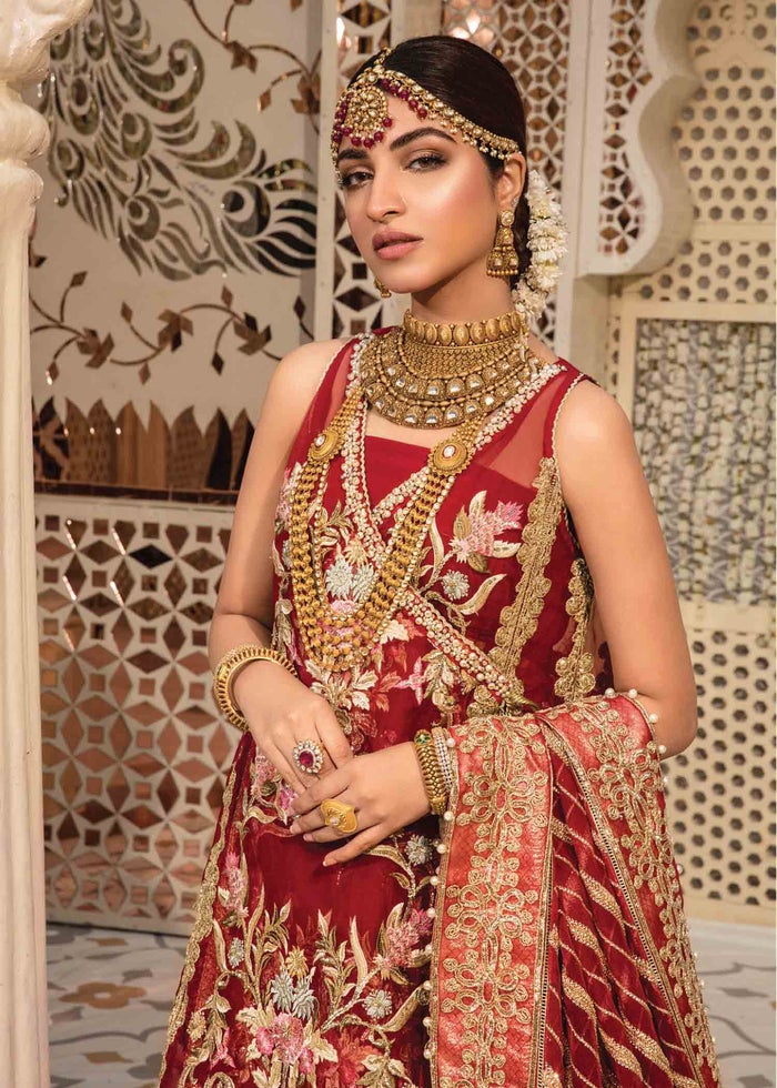 Crimson Wedding Unstitched D-2A