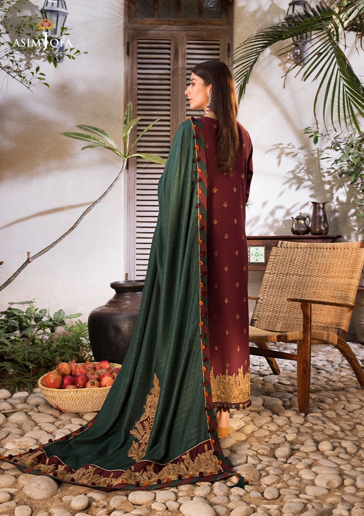 Asim Jofa The Syra Edit Kashmiri Shawl'22 AJK-04