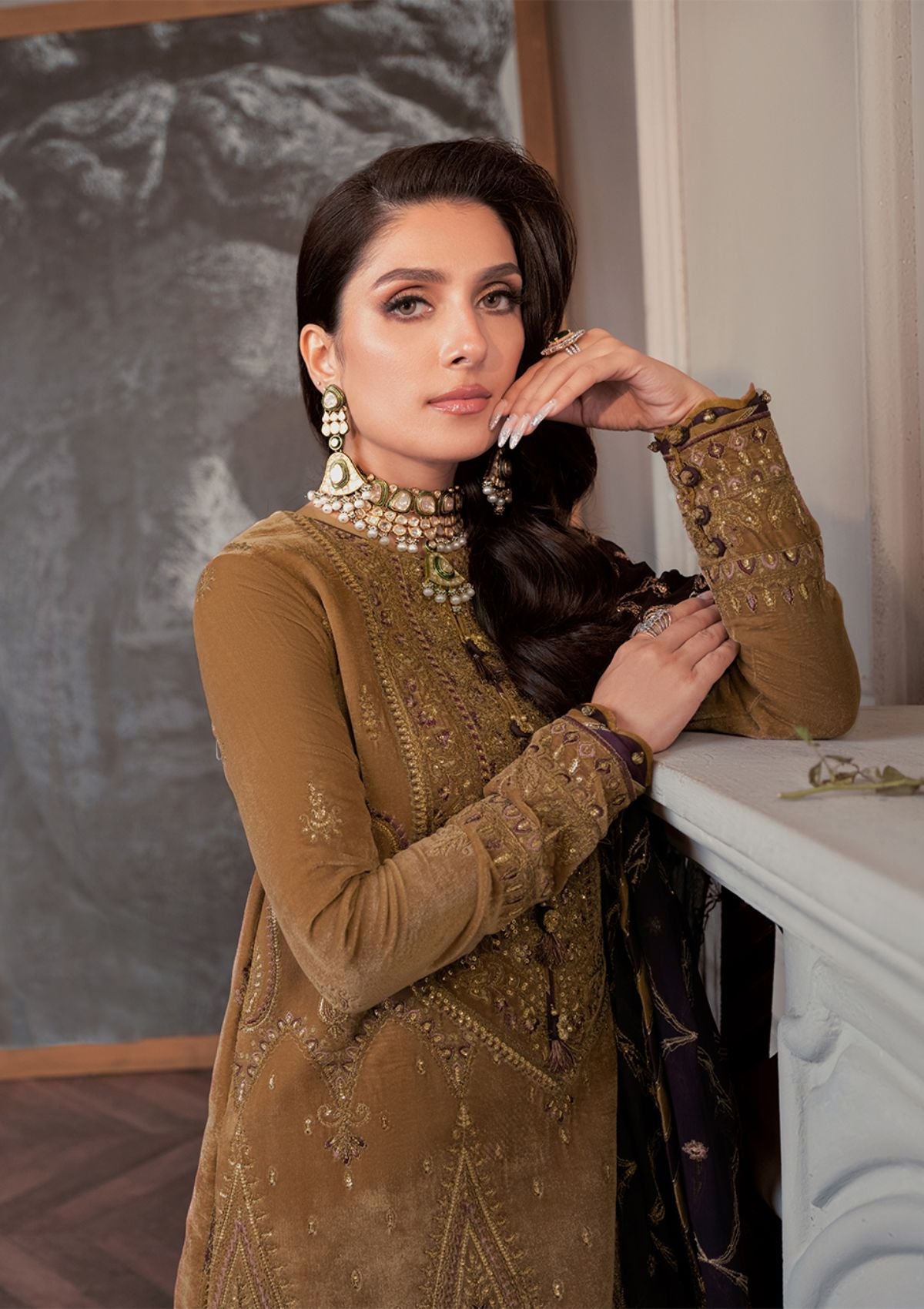 Asim Jofa Makhmal Royal Velvet '22 AJAM- 07 (Sapphire)