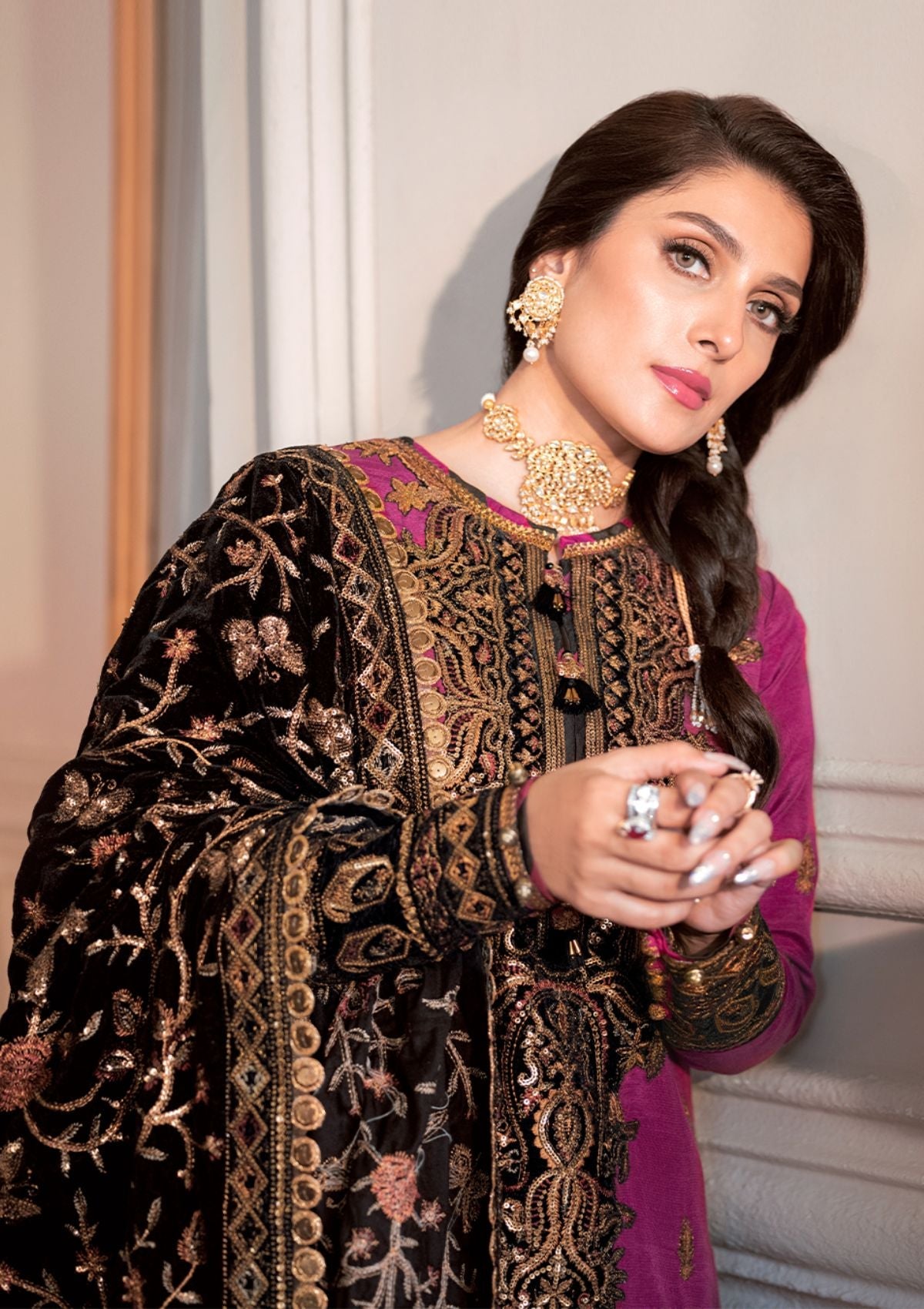 Asim Jofa Makhmal Royal Velvet '22 AJAM- 04 (Eudialyte)