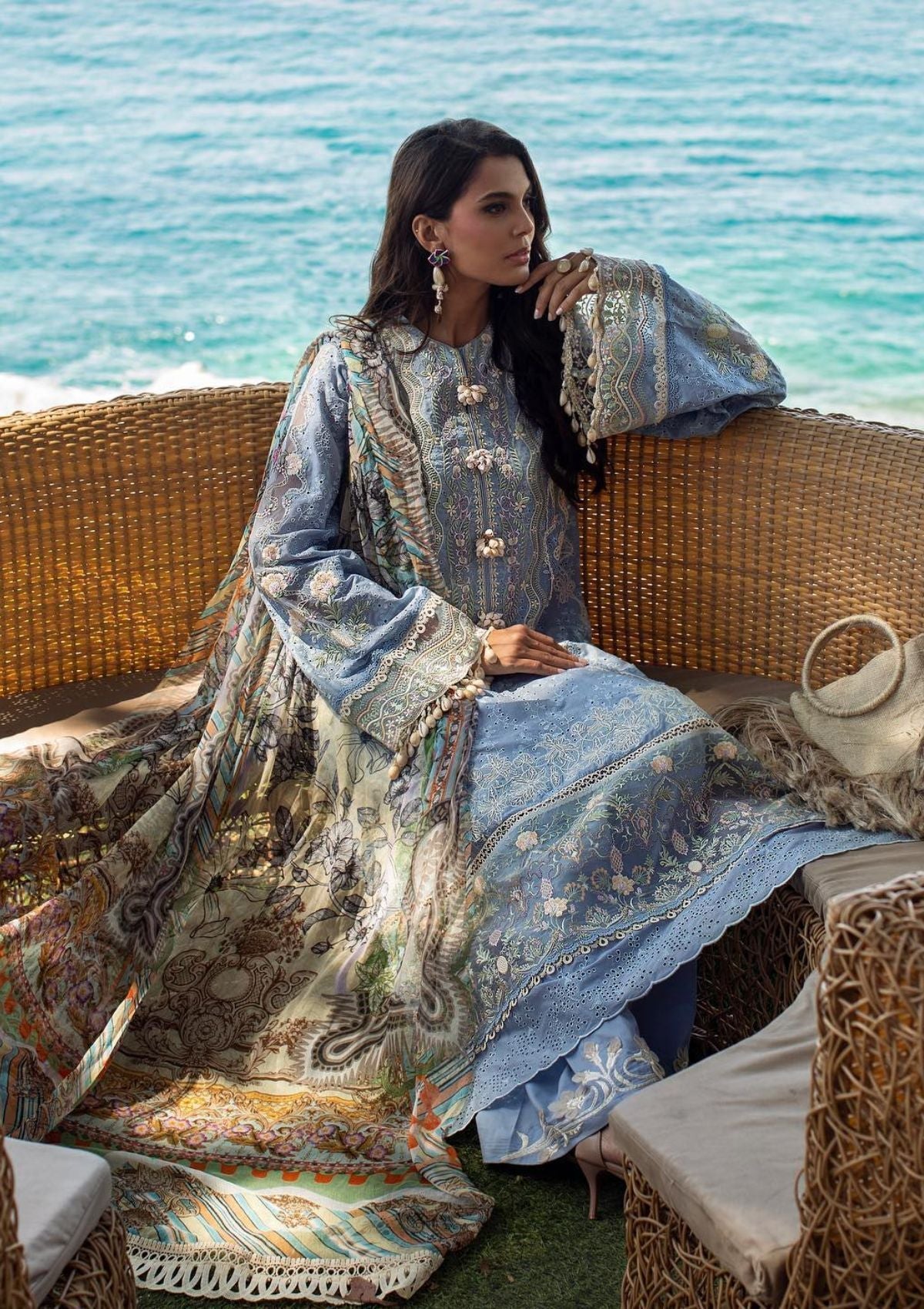 Ansab Jahangir Zoha Luxury Lawn'23 AJLL-10(Plumeria)