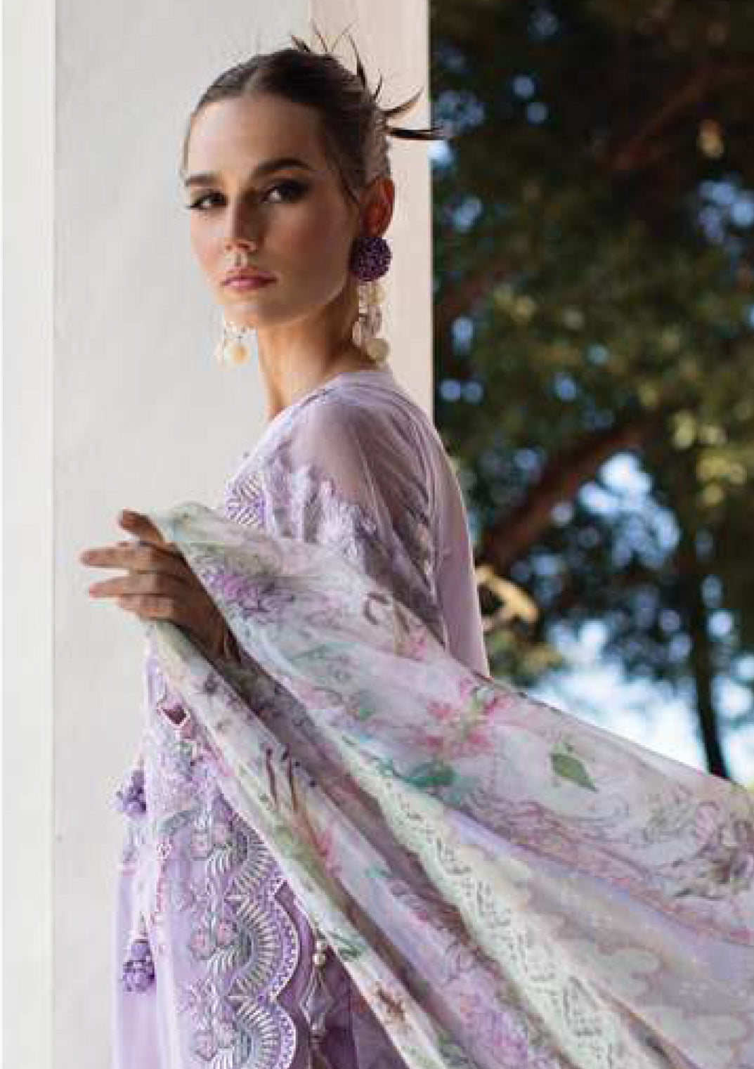 Ansab Jahangir Zoha Luxury Lawn'23 AJLL-04(Orchid)