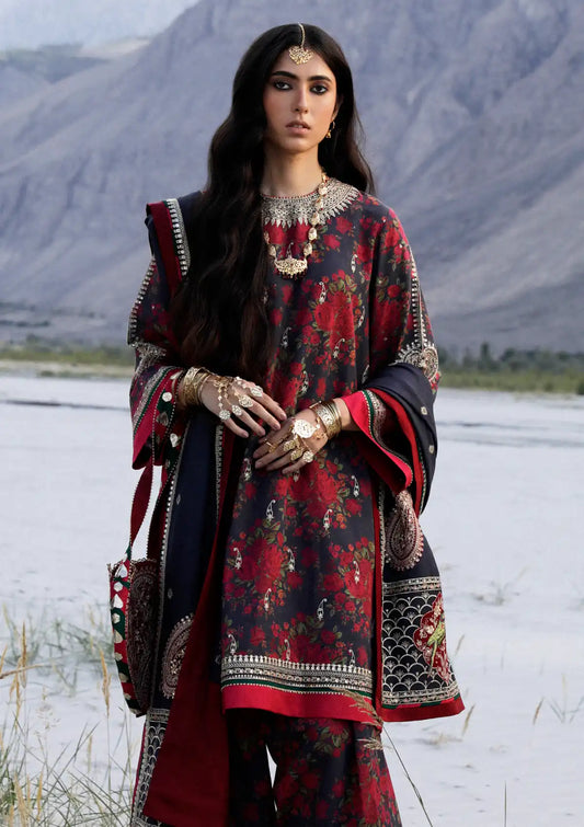 Zara Shahjahan Winter Shawl'23 D-03