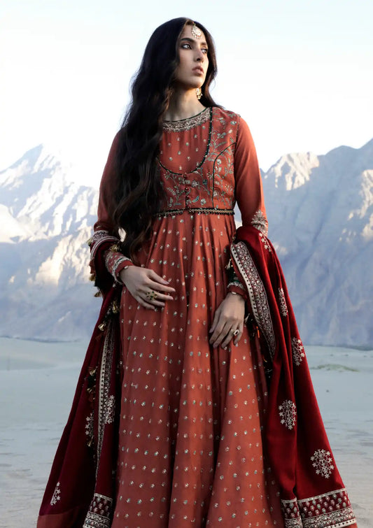 Zara Shahjahan Winter Shawl'23 D-04
