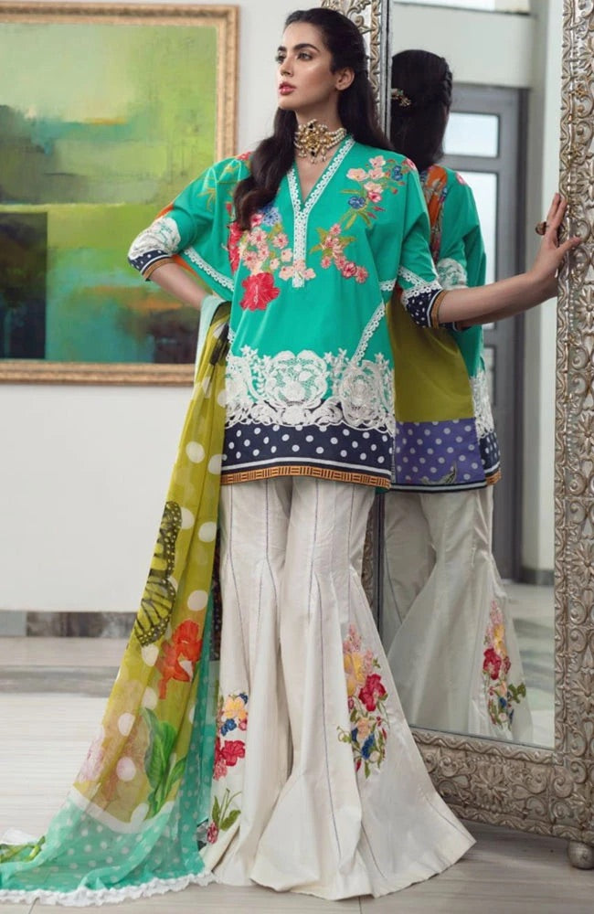 Luxury Lawn'21 By Asifa & Nabeel AN'21-3-P