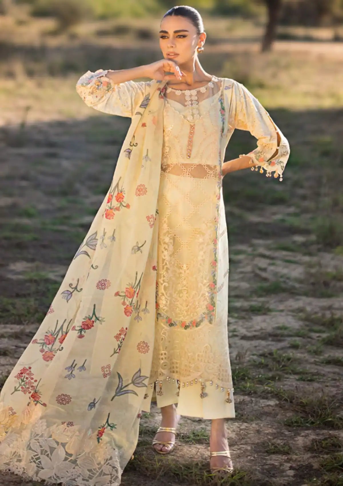 Al Zohaib Mahiymaan Luxury Lawn'24 M-12