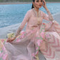 Crimson Luxury Lawn'24 D-03B-Forget Me Not-Sorbet Pink