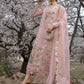 Crimson Luxury Lawn'24 D-05B-Believe In Her-Blush Pink