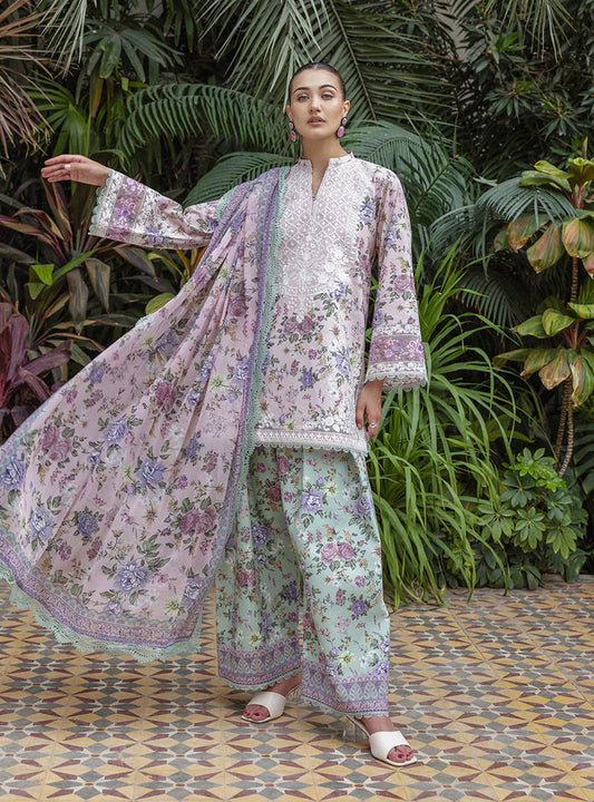 Tahra By Zainab Chottani Lawn'25 D-09 Amere