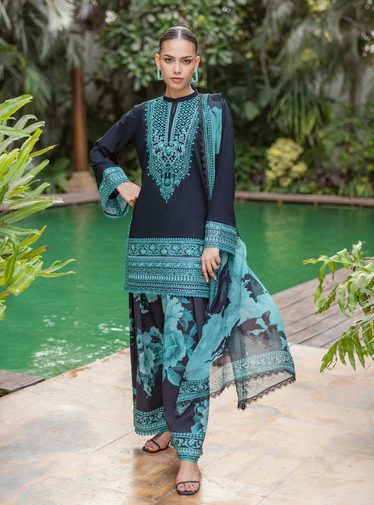 Tahra By Zainab Chottani Lawn'25 D-10 Raya