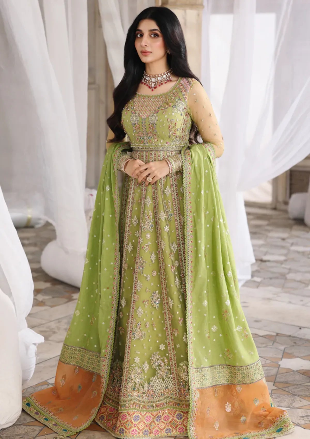Qalamkar Shadmaani Wedding Formals'25 RH-03 GULNARA