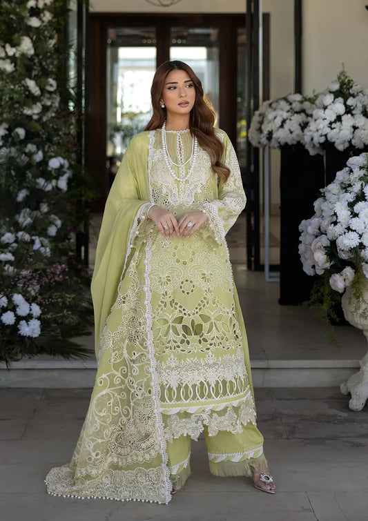 Kahf Luxury Festive lawn'25 KLR-08 Amelia