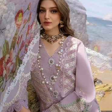 Saira Shakira By Crimson Lawn'24 Lillie de Jong-Amethyst 3B - Mohsin Saeed Fabrics