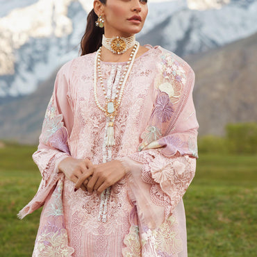 Crimson X Saira Shakira Eid Luxury Lawn'23 Pleated Perfection - D4 B