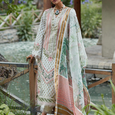 Crimson X Saira Shakira Eid Luxury Lawn'23 Shigar - D5 A