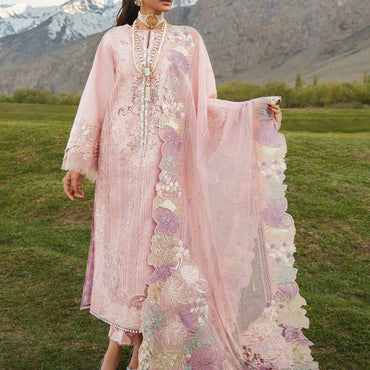 Crimson X Saira Shakira Eid Luxury Lawn'23 Pleated Perfection - D4 B