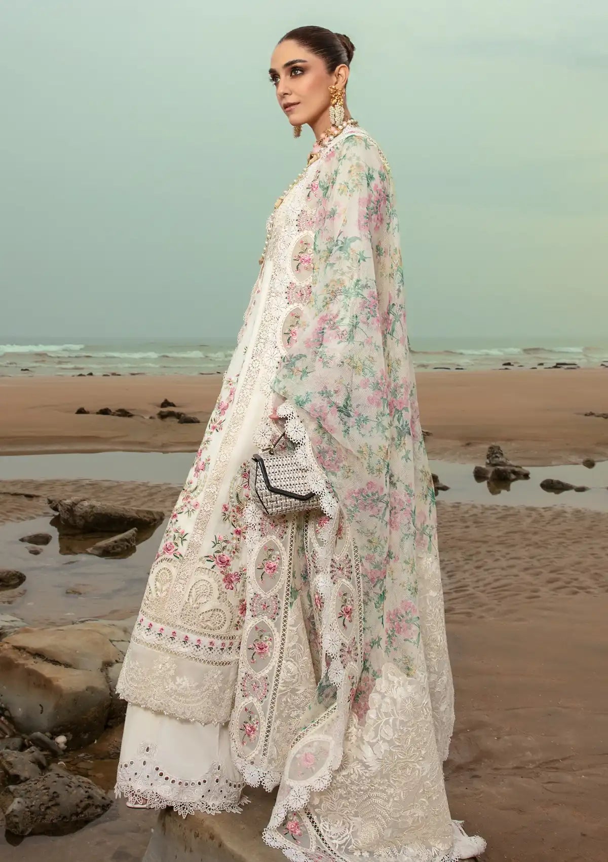 Saira Shakira By Crimson Lawn'24 Dove's Song-Cloud 4B - Mohsin Saeed Fabrics