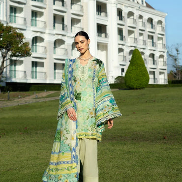 Elaf Prints Lawn'25 EPE-01B EMERALD ISLE