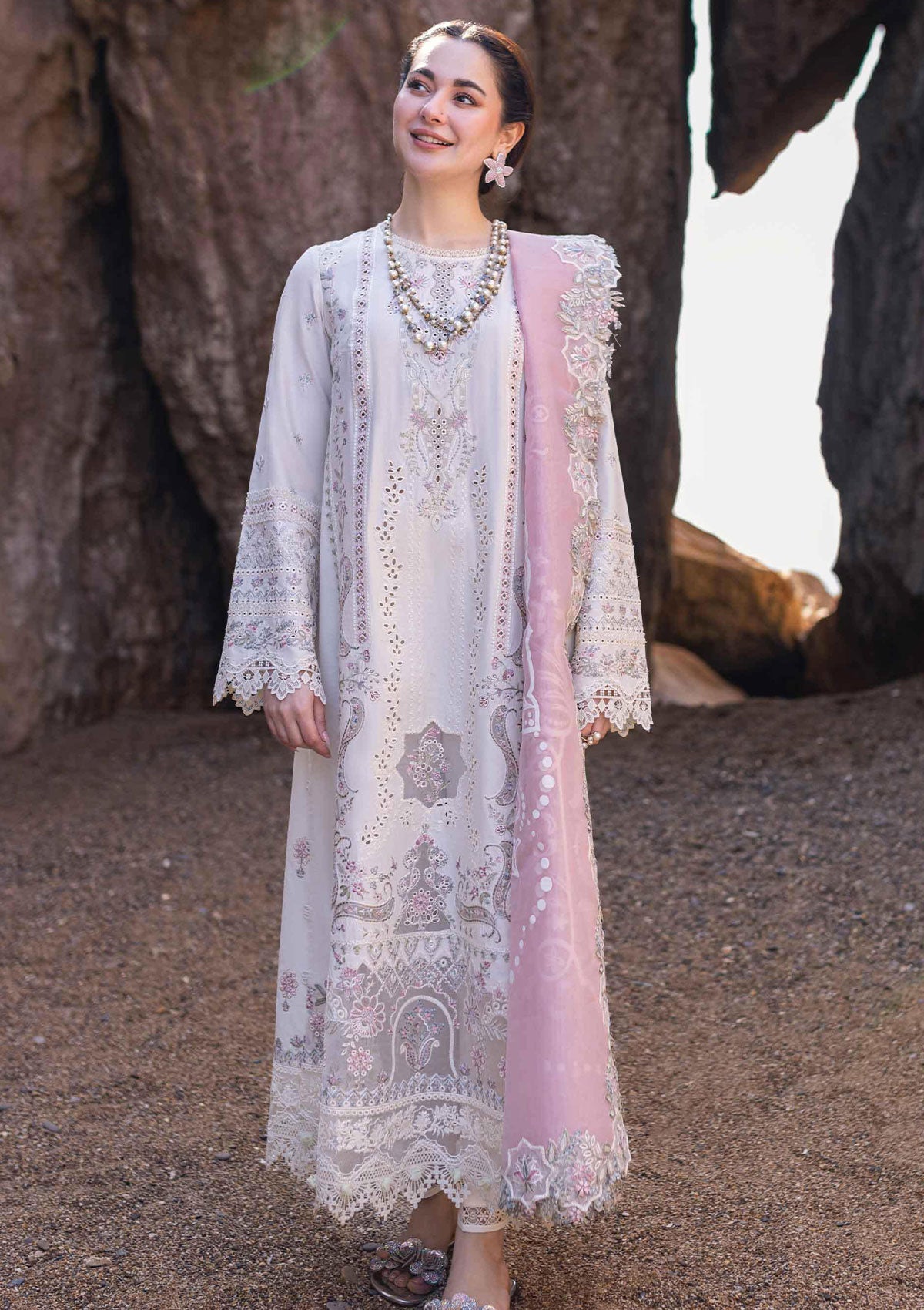 Lawn Collection - Qalamkar - Sahil Kinare - FP#13 - Melek